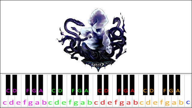 Leviathan (Deemo) Piano / Keyboard Easy Letter Notes for Beginners