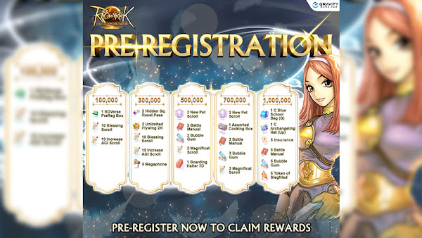 Ragnarok Landverse: Pre-Registration Event Rewards