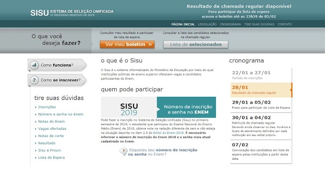 Começa o prazo para participar da lista de espera do Sisu