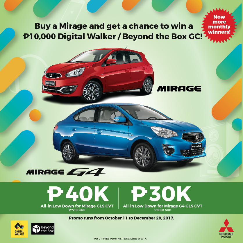 Mitsubishi-Digital Walker Raffle Promo