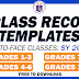 DepEd E-Class Record Templates (Grades 1-12) Download Here