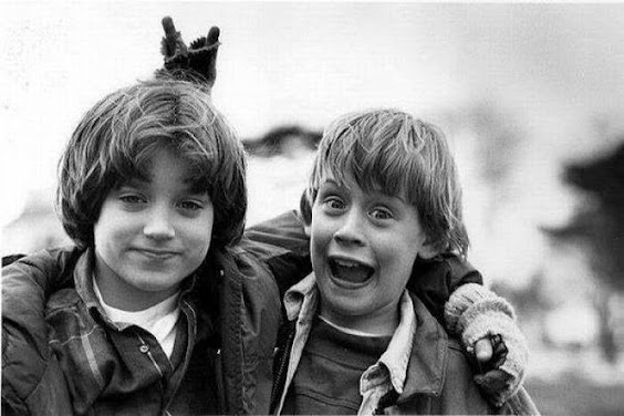 Elijah Wood e Macaulay Culkin em O Anjo Malvado