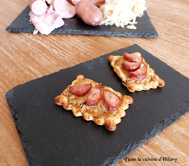 Tartelettes façon choucroute