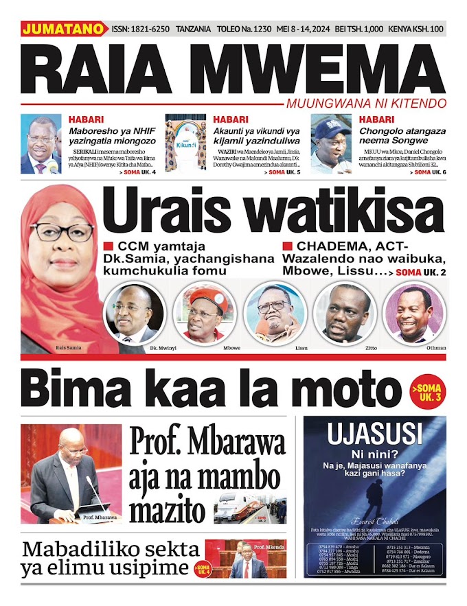 Haya Hapa Magazeti ya Leo Tarehe 08 May 2024