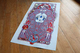 Adam Pobial JRAD San Diego Poster lava foil