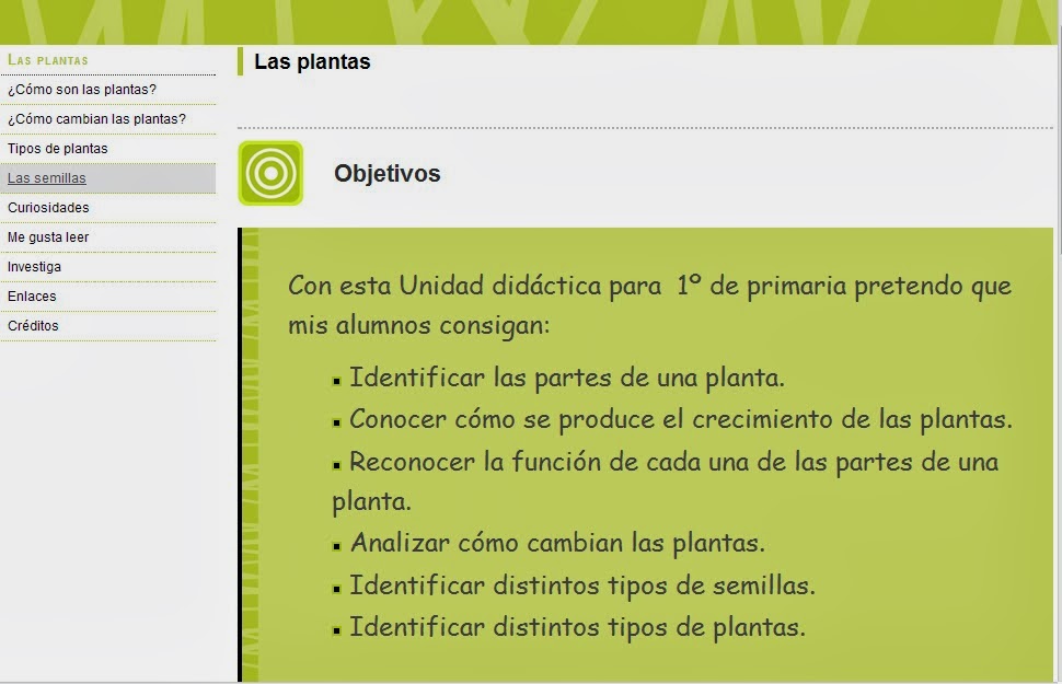  Exelearning las plantas