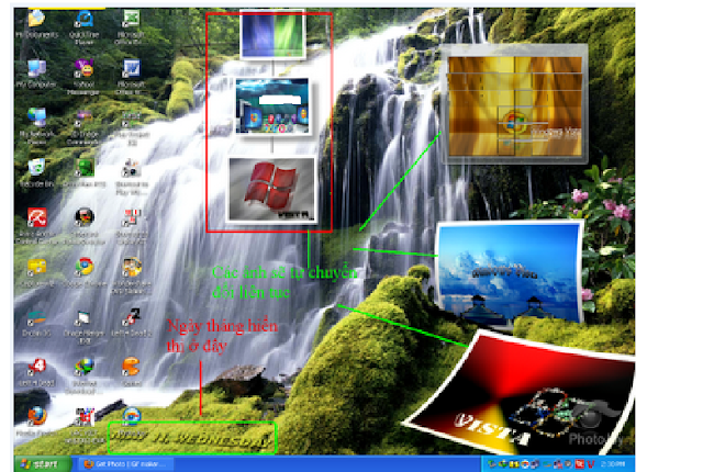 GẮN HÌNH LÊN DESKTOP