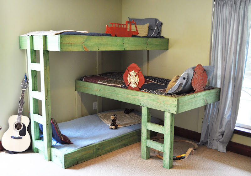 how to make your own bunk beds