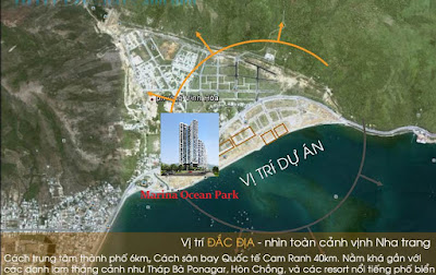 vị trí dự án căn hộ condotel marina ocean park nha trang