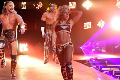 NXT Entrance Alexa Bliss, Blake and Murphy