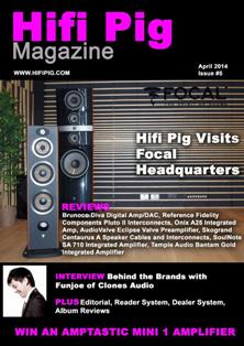 Hifi Pig Magazine 5 - April 2014 | TRUE PDF | Mensile | Hi-Fi | Elettronica | Impianti
At Hifi Pig we snoofle out the latest hifi and audio news so you don't have to. We'll include news of the latest shows and the latest hifi and audiophile audio product releases from around the world.
If you are an audiophile addict, hi fi Junkie, or just have a passing interest in hifi and audio then you are in the right place.
We review loudspeakers, turntables, arms and cartridges, CD players, amplifiers and pre-amplifiers, phono stages, DACs, Headphones, hifi cables and audiophile accessories. If you think there's something we need to review then let us know and we'll do our best! Our reviews will help you choose what hi fi is the best hifi for you and help you decide which hifi is best to avoid. We understand that taste hifi systems and music is personal and we strongly suggest you visit your hifi dealer and request a home demonstration if possible.
Our reviewers are all hifi enthusiasts and audiophiles with a great deal of experience in a wide range of audio, hi fi, and audiophile products. Of course hifi reviews can only go so far and we know that choosing what hifi to buy can be a difficult, not to mention expensive decision and that's why our hi fi reviews aim to be as informative as possible.
As well as hifi reviews, we also pass comment on aspects of the hifi industry, the audiophile hobby and audio in general. These comments will sometimes be contentious and thought provoking, but we will always try to present our views on hifi and hi fi audio in a balanced and fair manner. You can also give your views on these pages so get stuck in!
Of course your hi fi system (including the best loudspeakers, audiophile cd player, hifi amplifiers, hi fi turntable and what not) is useless unless you have music to play on it - that's what a hifi system is for after all. You'll find our music reviews wide and varied, covering almost every genre of music you can think of.