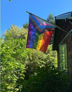 Showing pride at our home. Photo courtesy of Andie Vanture