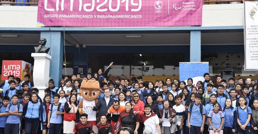 DRELM: Lima 2019 celebra a 100 días de los Juegos Parapanamericanos en colegio de La Victoria - www.drelm.gob.pe