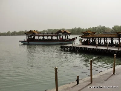 boat ride at Summer Palace in Beijing, China