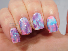 Smoosh mani with Spellbound Nails Galaxy Nails collection