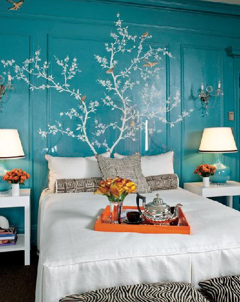 Turquoise Bedroom