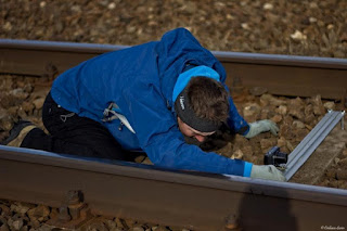 Shooting Video Between Rails on DIY Slider