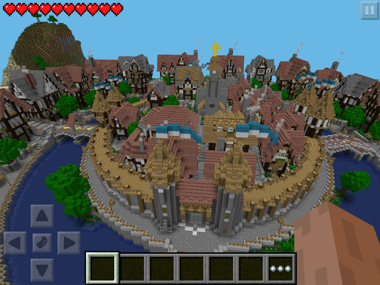 Minecraft PE Worlds: Ferrodwynn Towncenter