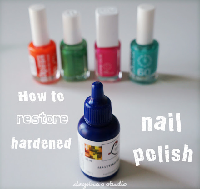 how to restore hardened nail polish