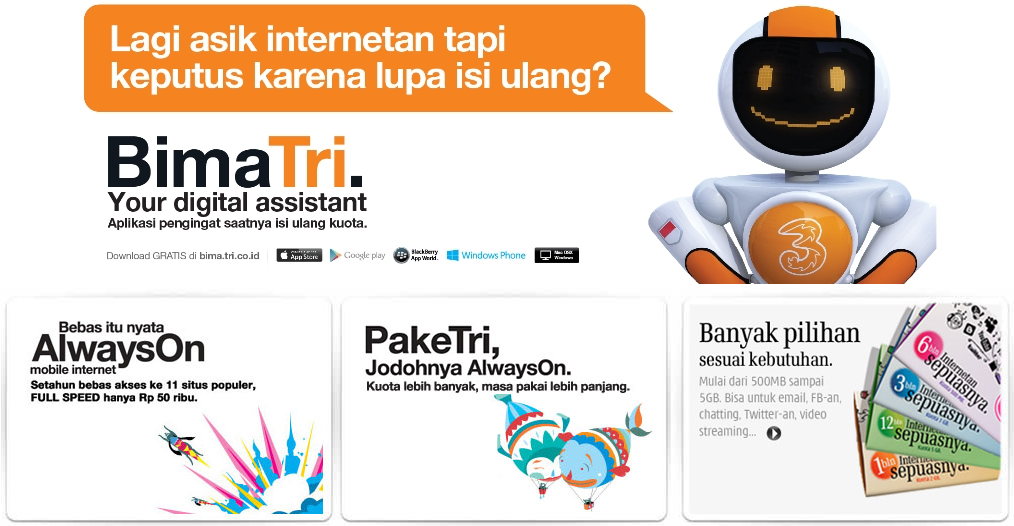 Paket Internet 3 Jagoan Internet 