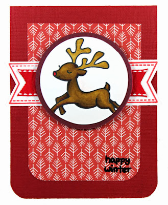 Red Reindeer / Fair Isle inspired