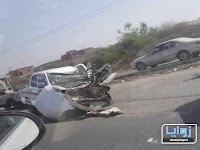 في حادث مروع مصرع شاب في طريق ابو عريش - العارضة