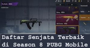 Daftar Senjata Terbaik di Season 8 PUBG Mobile 1