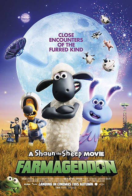 Photo: movie poster for Netflix's 2019 animated film A Shaun the Sheep Movie: Farmageddon