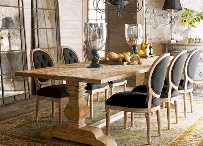 Farmhouse Dining Room Table. Modern Farmhouse Dining Room With Oak ...  furniture rustic country dining room ideas photo courtesy of - Farmhouse Dining  Room Table