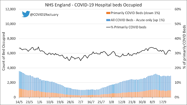 290923 COVID Actuaries Bed Use England