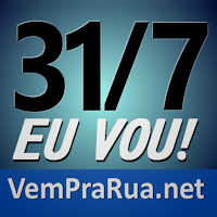 vem pra rua Brasil 31-7 azul