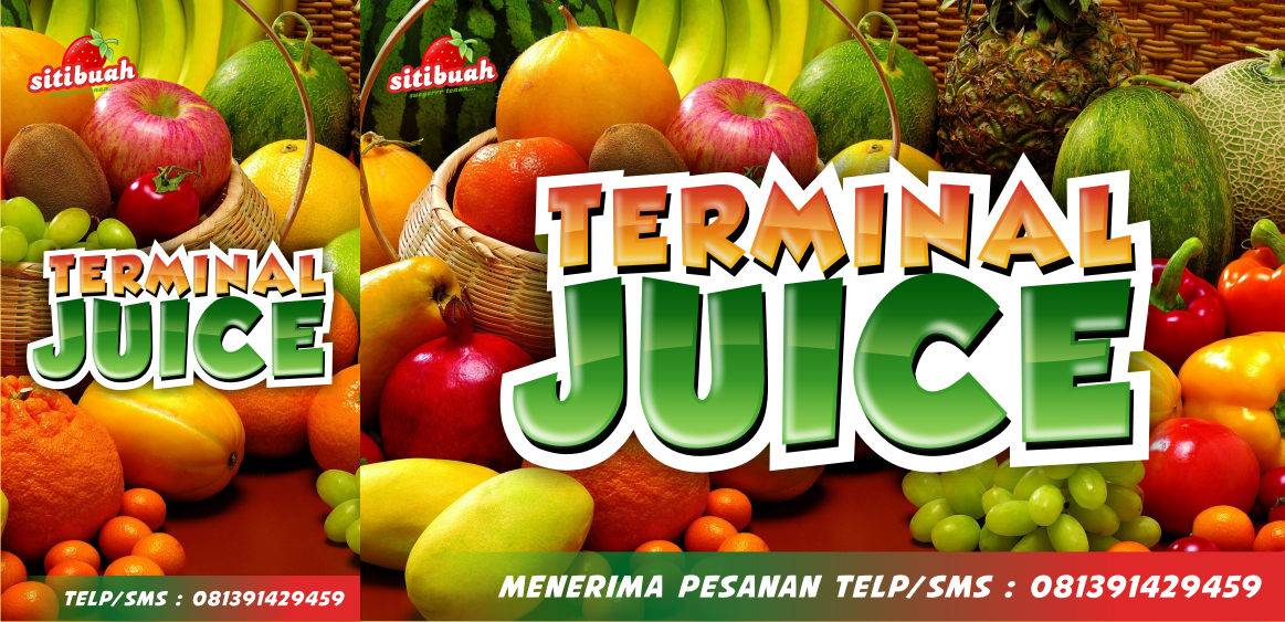  Desain  Banner Gerobak Jus Buah Jasa Desain  Grafis Murah