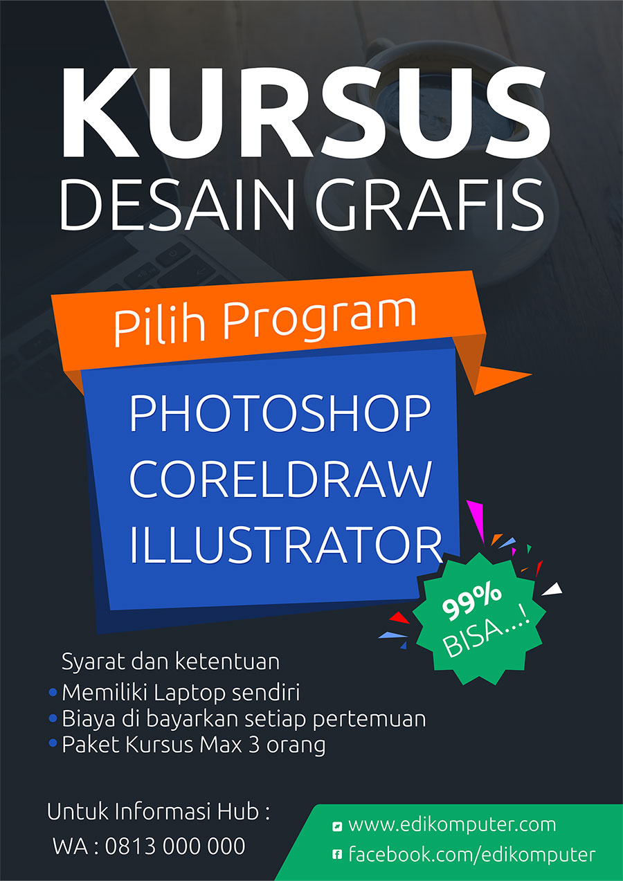 Download contoh desain poster A3 format coreldraw Desain 