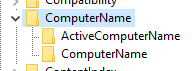 The registry key so nice they named it twice, computername computername