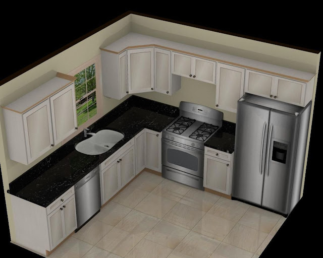 limited space small l shaped kitchen design