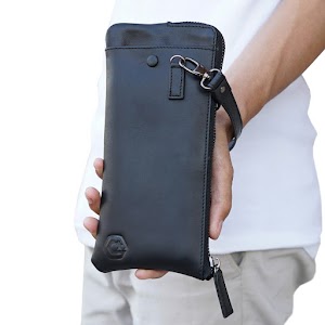 dompet pria kulit asli Mini Clutch T01
