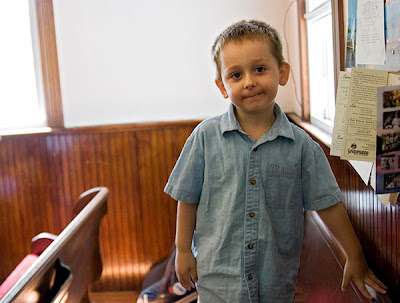 Boy at Church