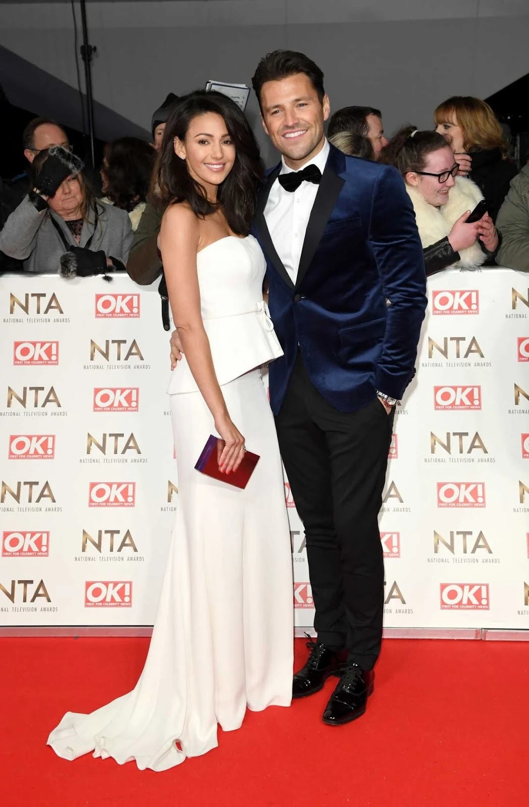 Michelle Keegan goes strapless for the National Television Awards 2017