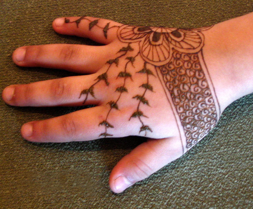 Arabic henna mehndi designs