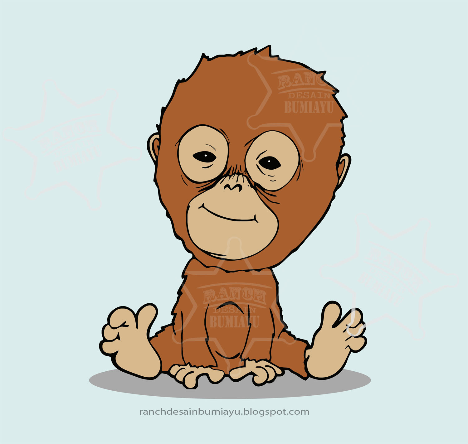 Koleksi Gambar Kartun Orangutan Phontekno