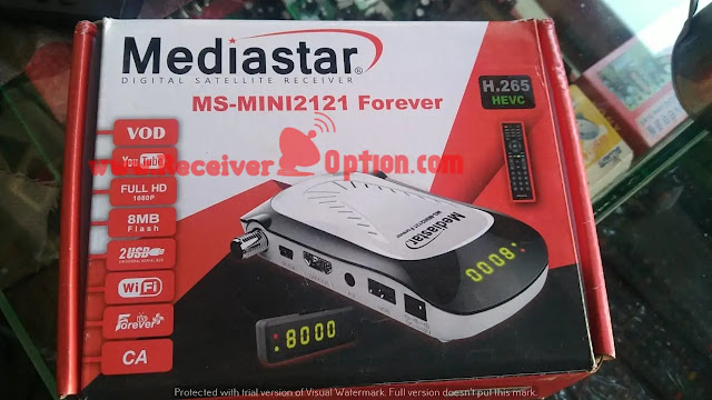 MEDIASTAR MS-MINI 2121 FOREVER HD RECEIVER NEW SOFTWARE FREEDOM MENU V205 NOVEMBER 08 2022