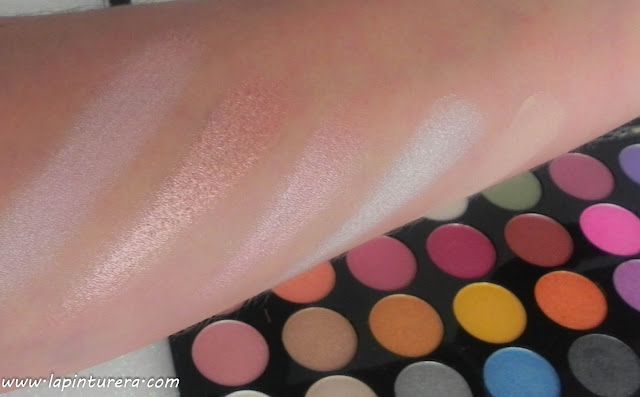 Paleta Exhilarate swatches 02