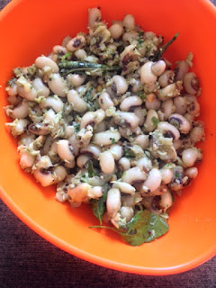 Chawli Usli / Black Eyed Pea Salad