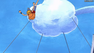 ワンピース アニメ 158話 ルフィ Monkey D. Luffy 空島 スカイピア ラブリー通り | ONE PIECE Episode 158 Skypiea