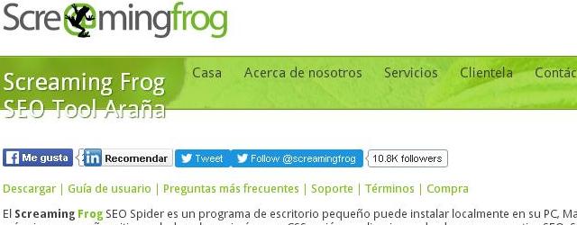 Screaming Frog SEO Spider Tool