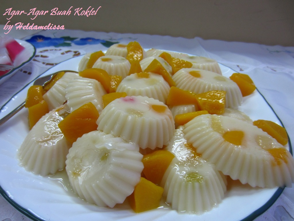 Heldamelissa's Kitchen: Agar-Agar Buah Koktel