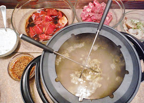 Fondue for Two: Surf and Turf