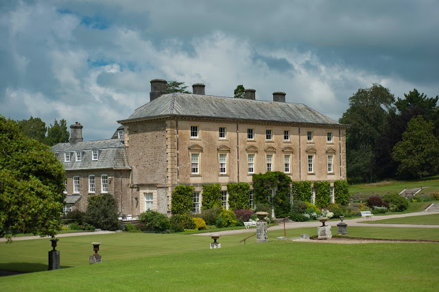 pencarrow house across the sunken garden