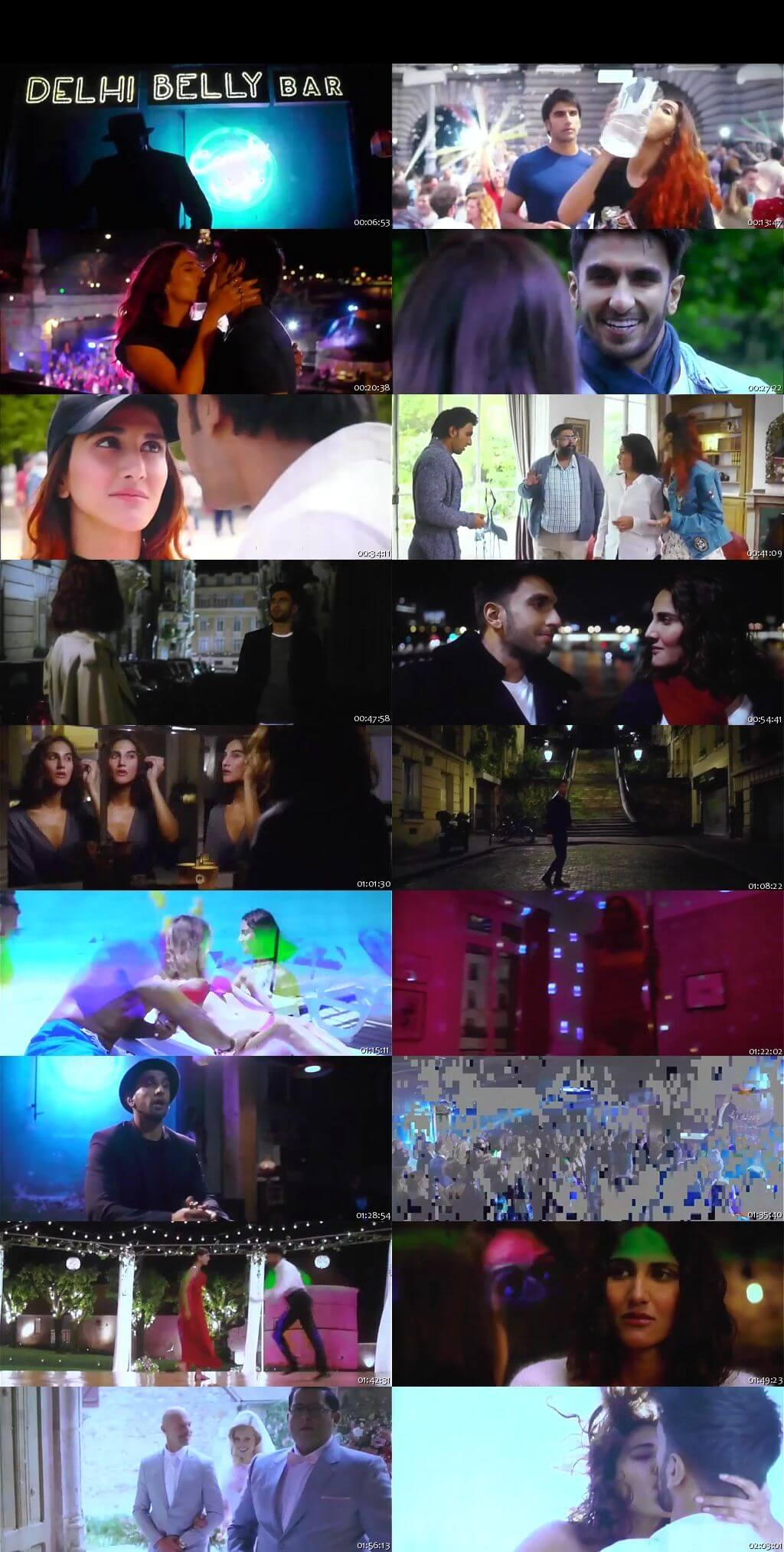 Screen Shot Of Befikre 2016 300MB DVDScr Full Hindi Movie Watch Online Free Download