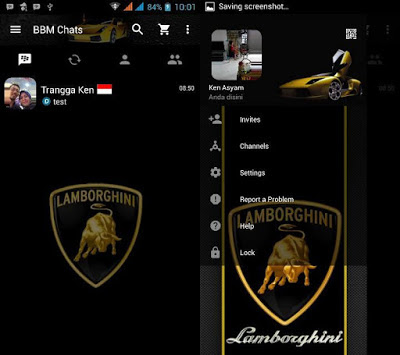 BBM MOD Tema Lamborghini v3.0.0.18 Apk Terbaru 